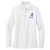 Women's Silk Touch Long Sleeve Polo Thumbnail